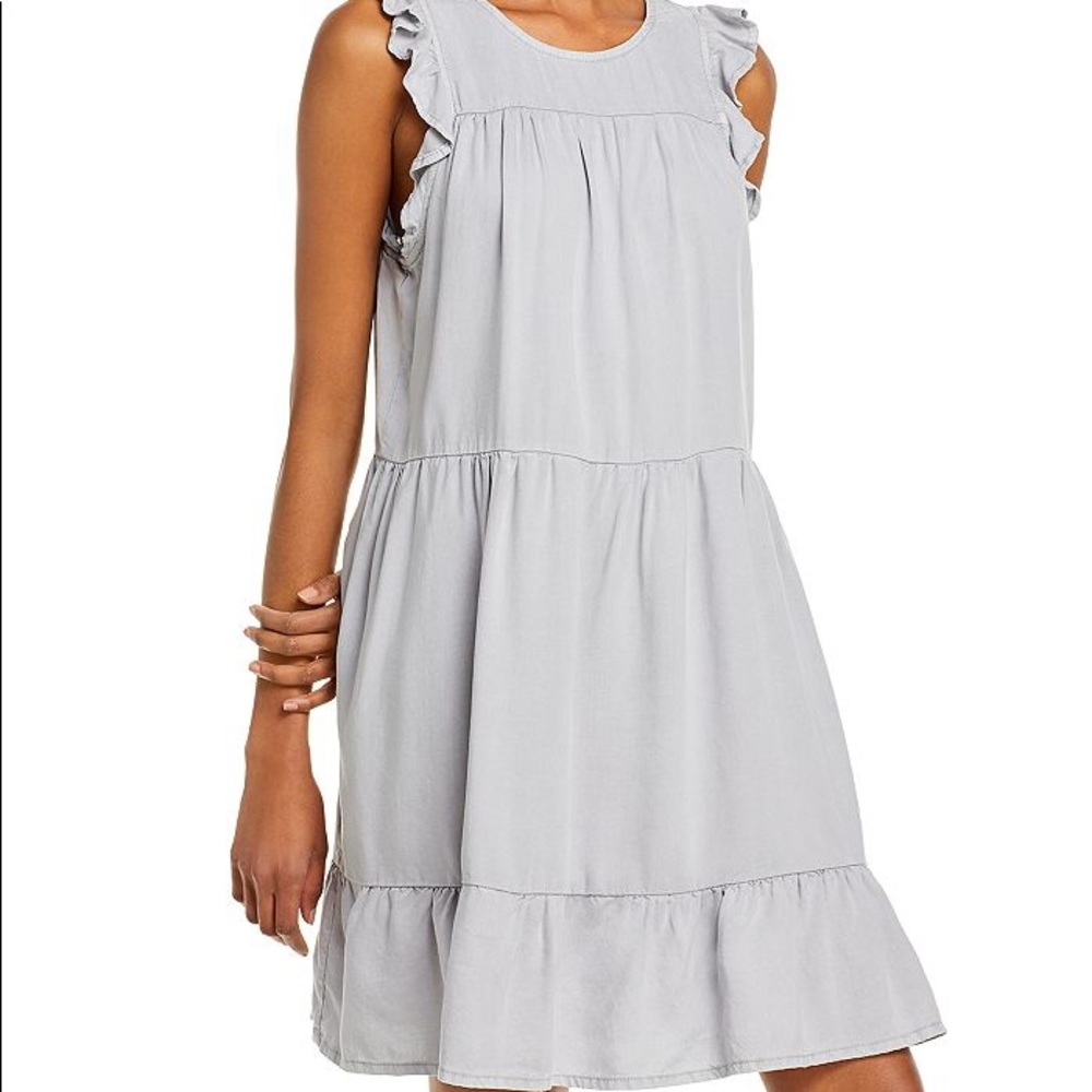 NWT Bella Dahl Ruffle Sleeve Tiered Dress